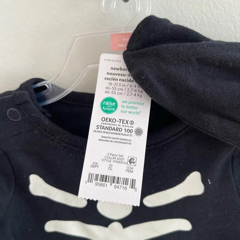 NWT NEWBORN CARTER'S SLEEPER AND HAT